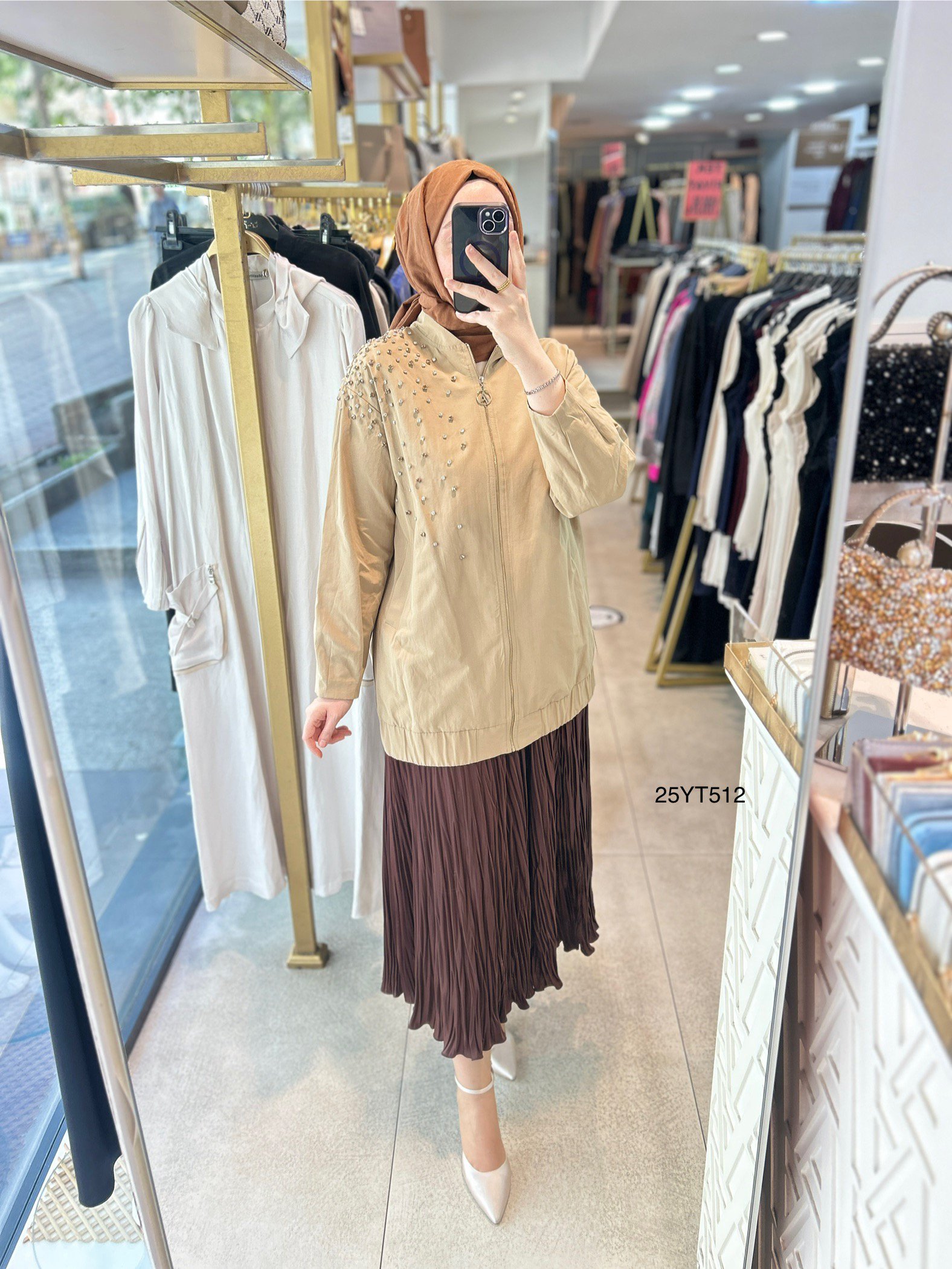 Armine Trend 25YT512 Taşlı Ceket - Görsel 1