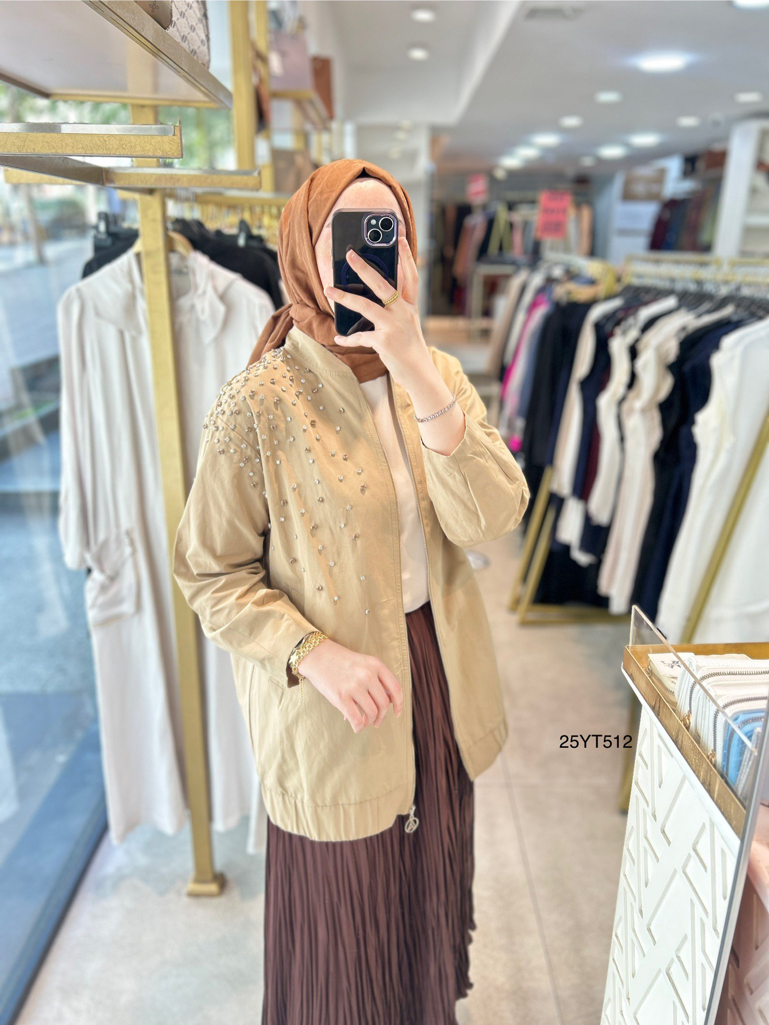 Armine Trend 25YT512 Taşlı Ceket - Görsel 6