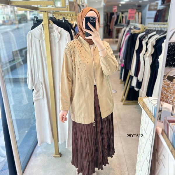 Armine Trend 25YT512 Taşlı Ceket - Görsel 4