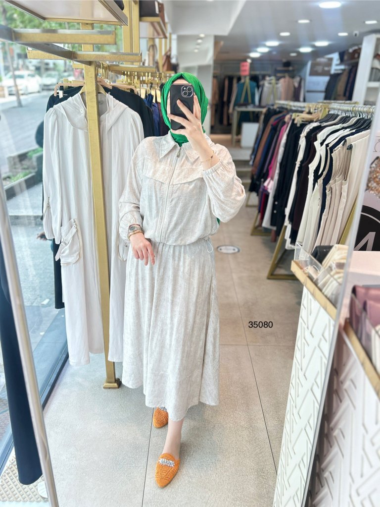 35080 Bel Büzgülü Etekli Takım