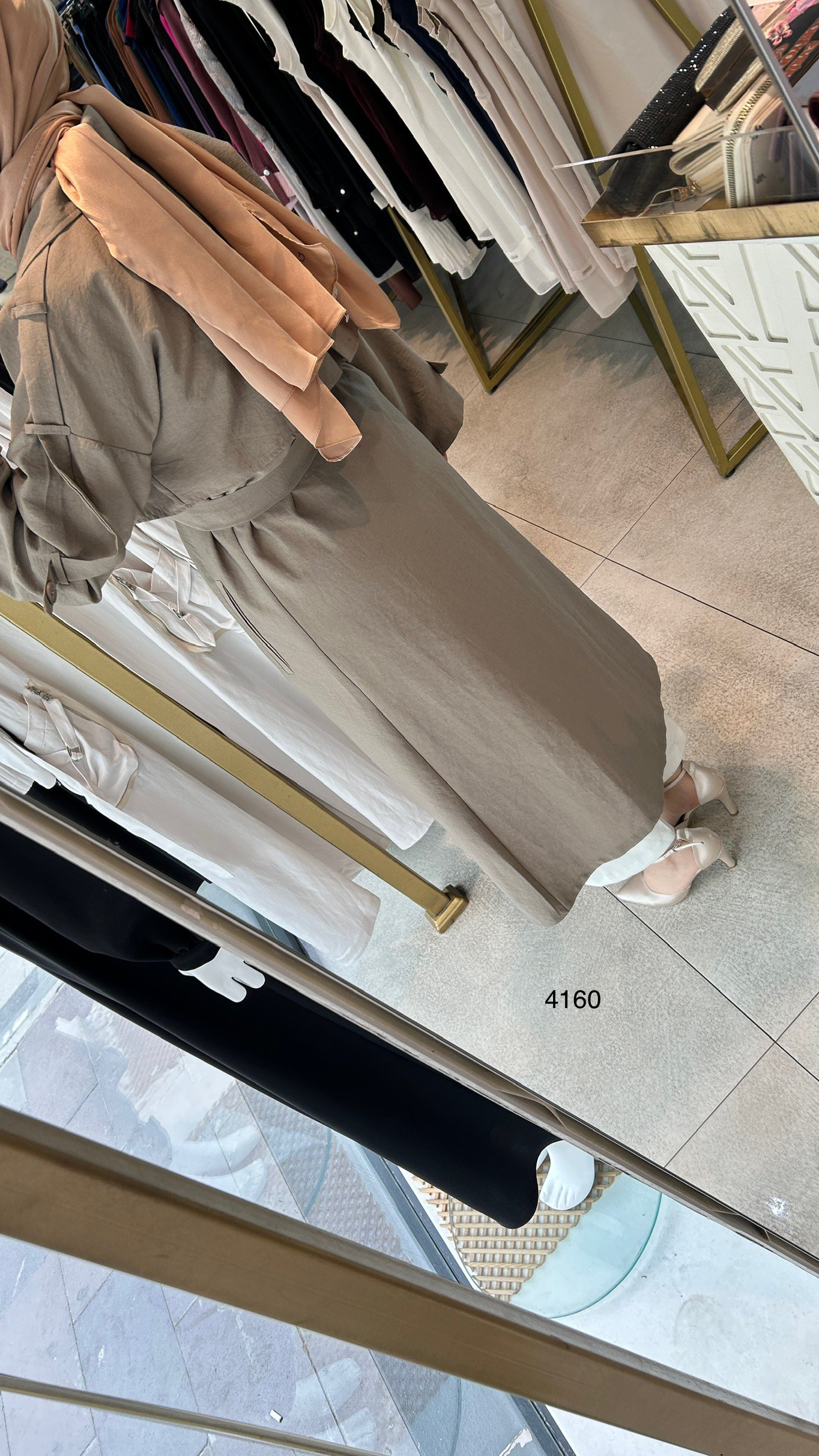4160 Bel Bağlamalı Trenç - Görsel 12