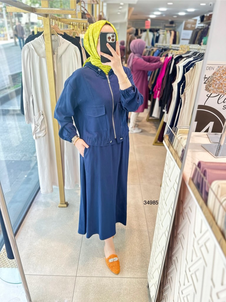 34985 BÜZGÜ DETAYLI ETEK TAKIM