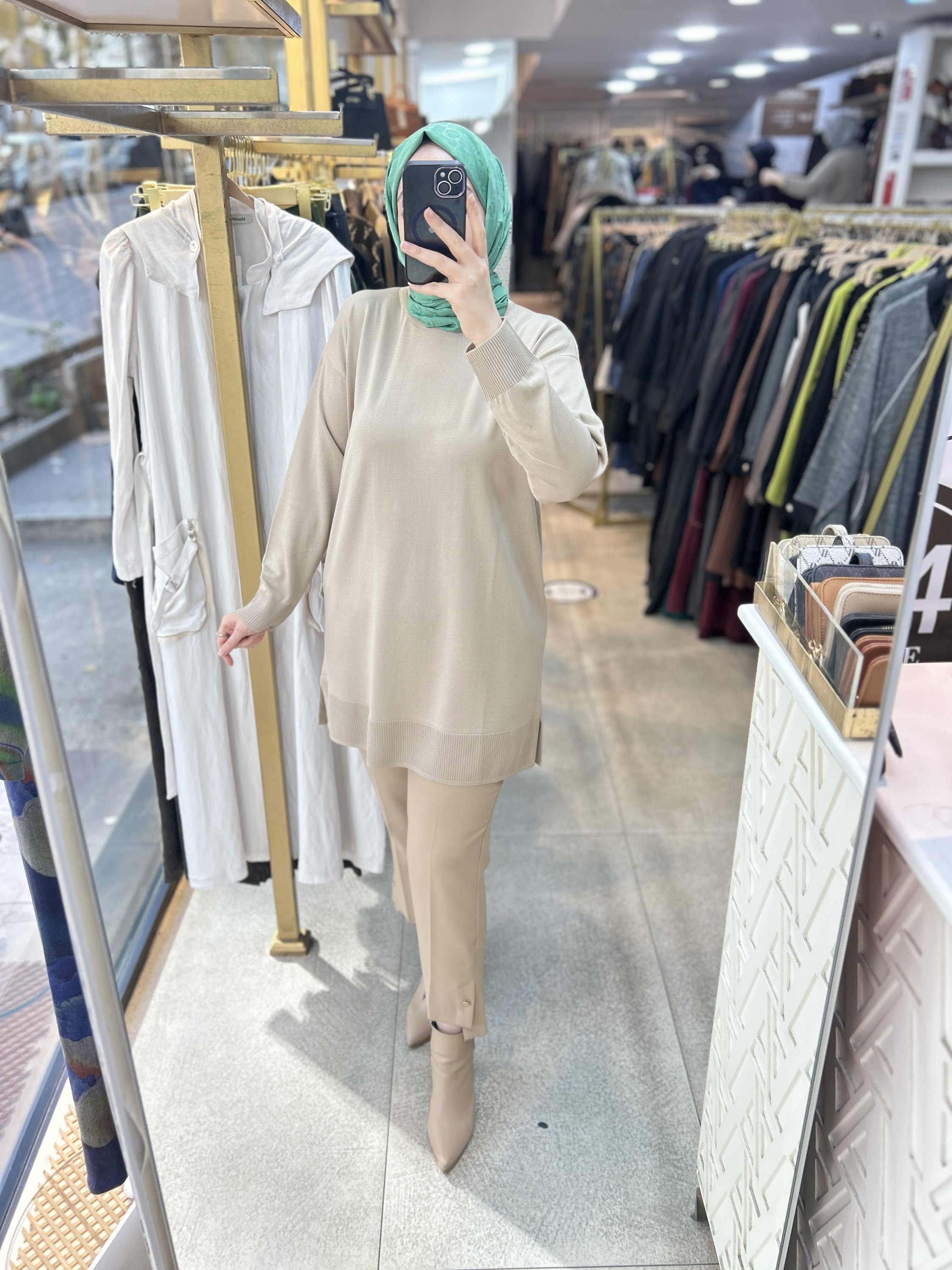 0101 Soğuk İplik Triko Tunik - Görsel 6