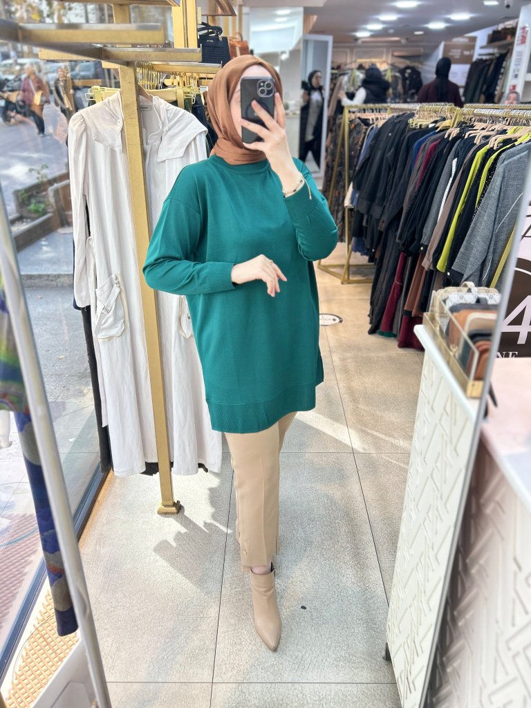 0101 Soğuk İplik Triko Tunik