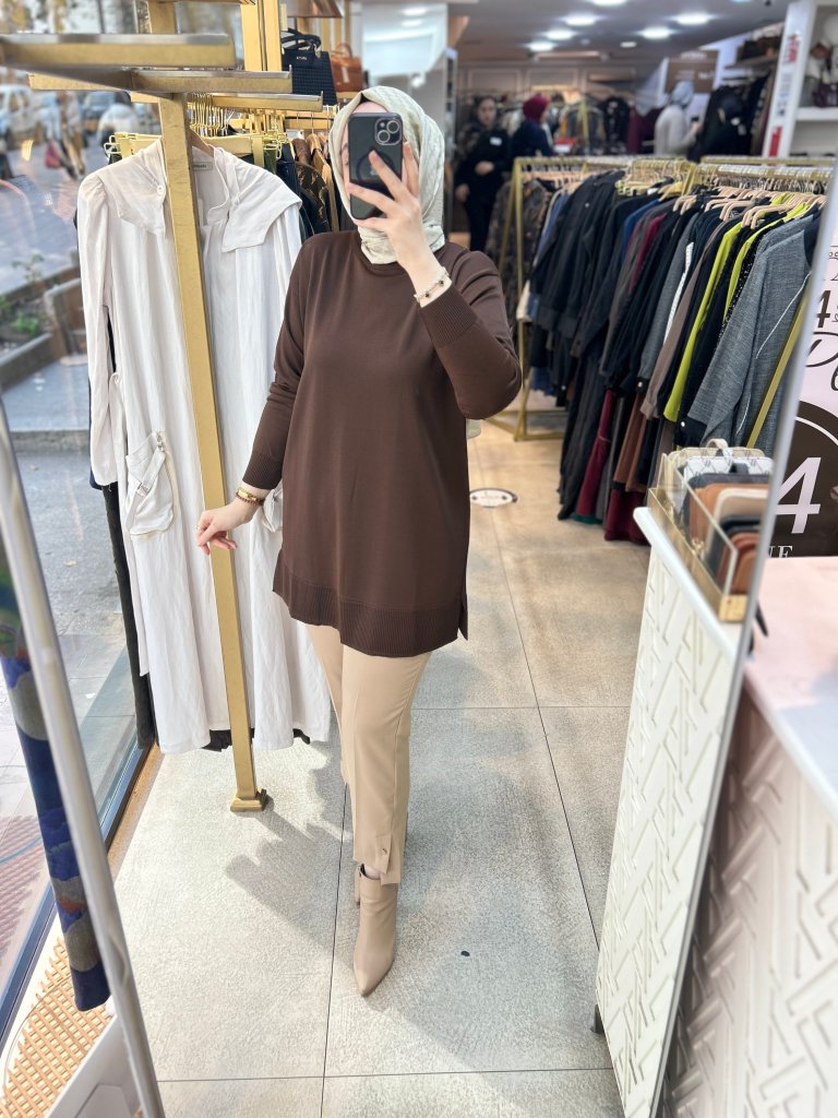 0101 Soğuk İplik Triko Tunik