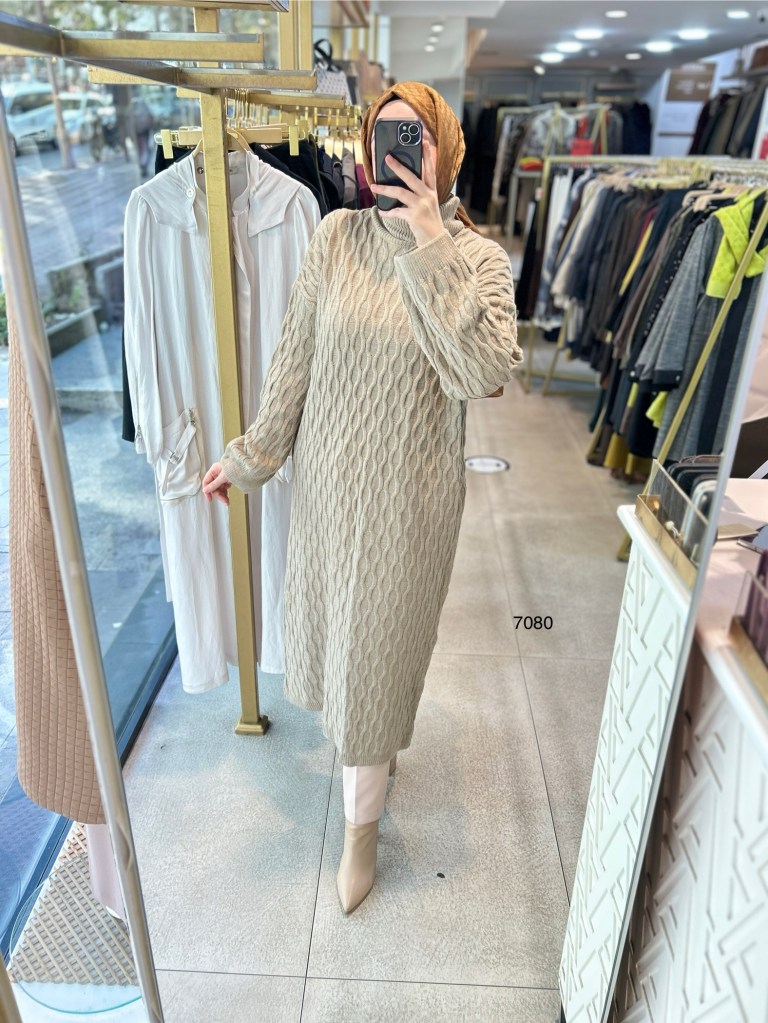 7080 Örme Triko Tunik