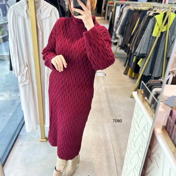 7080 Örme Triko Tunik - Görsel 2