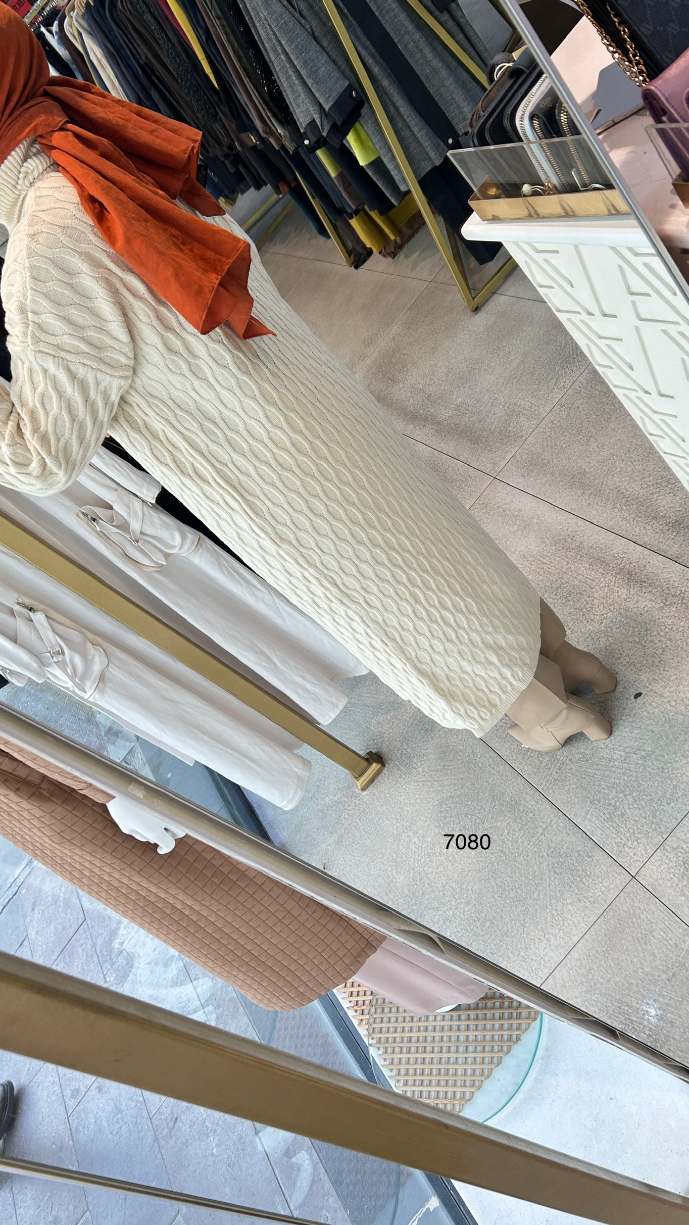 7080 Örme Triko Tunik - Görsel 8