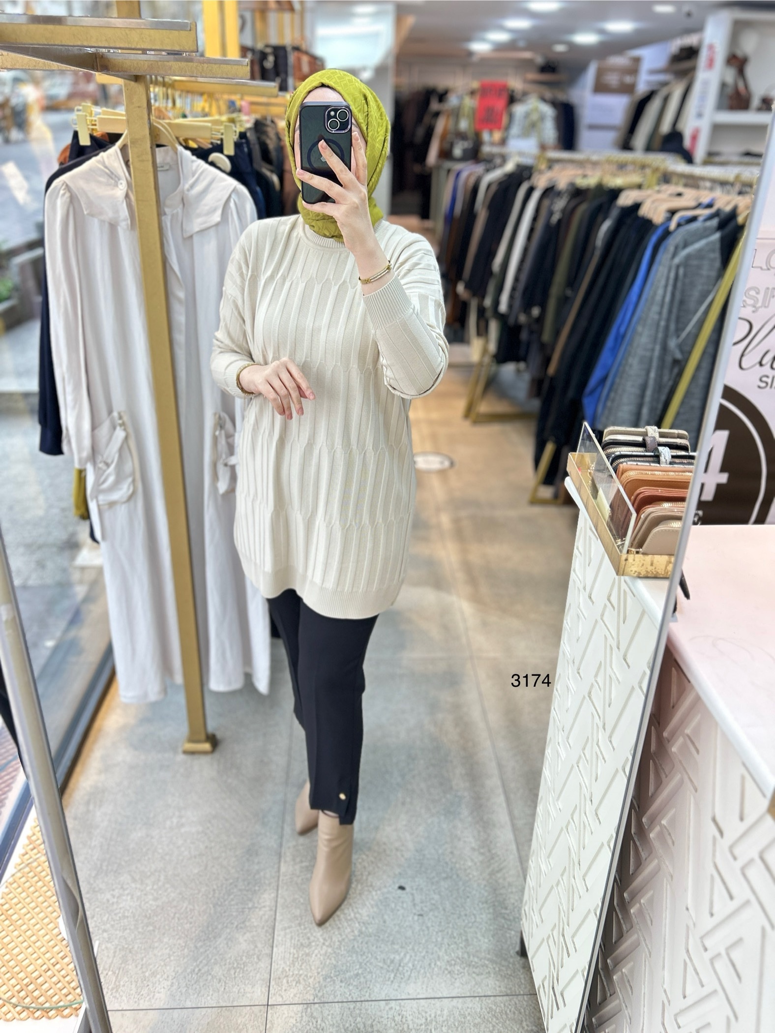 3174 Merserize Tunik - Görsel 7
