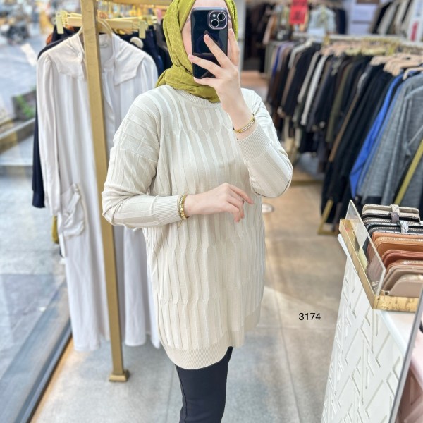3174 Merserize Tunik - Görsel 6