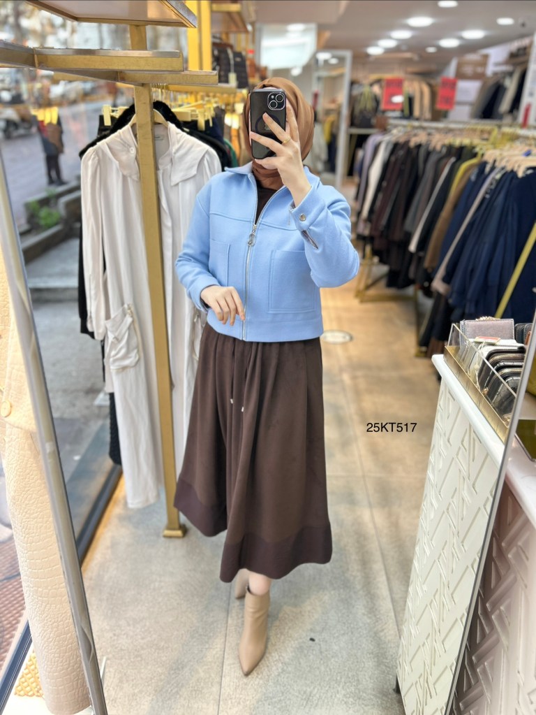 Armine Trend 25KT517 İki Cepli Kaşe Ceket