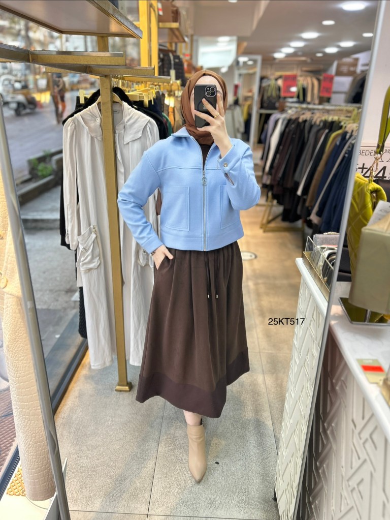 Armine Trend 25KT517 İki Cepli Kaşe Ceket