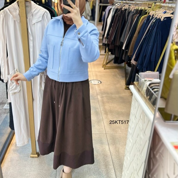 Armine Trend 25KT517 İki Cepli Kaşe Ceket - Görsel 30