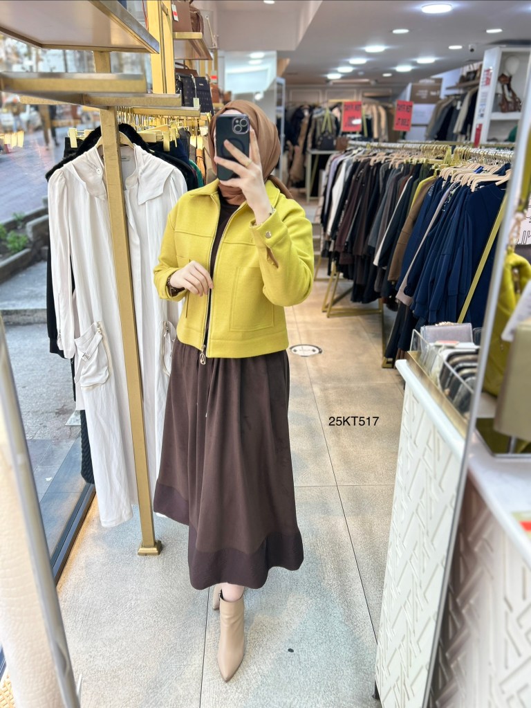 Armine Trend 25KT517 İki Cepli Kaşe Ceket