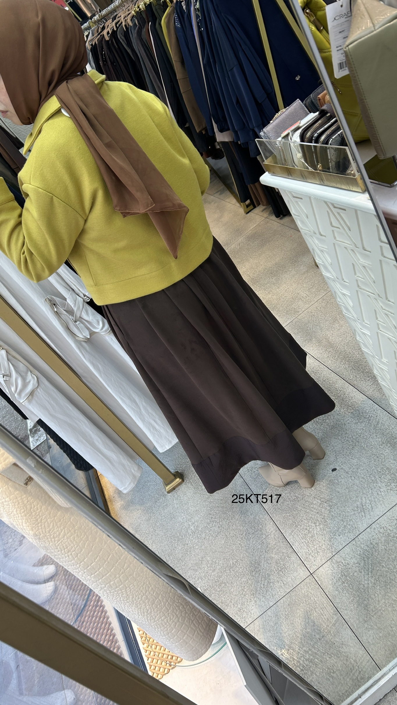 Armine Trend 25KT517 İki Cepli Kaşe Ceket - Görsel 18