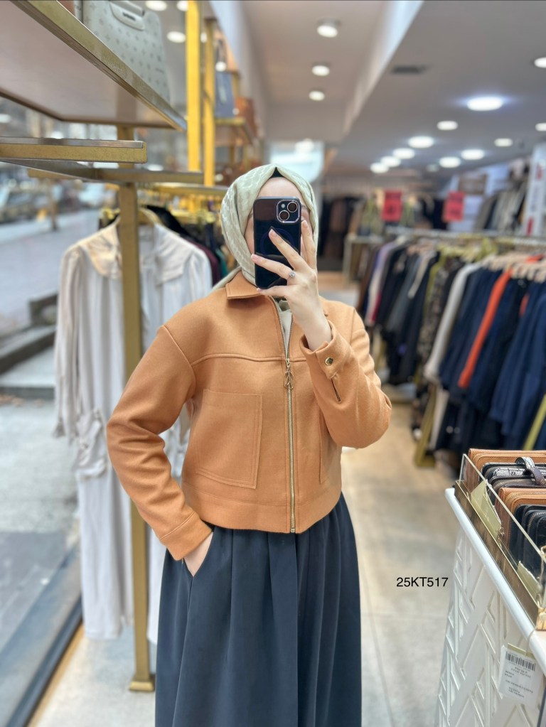 Armine Trend 25KT517 İki Cepli Kaşe Ceket