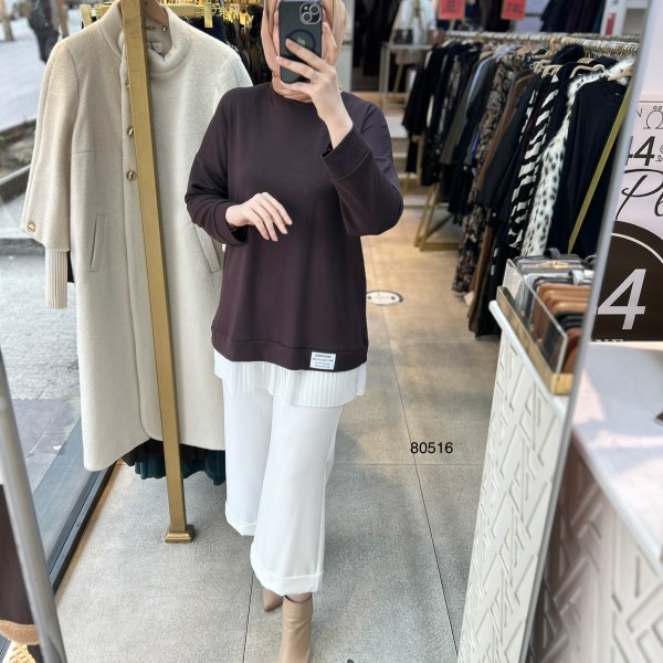80516 Piliseli Spor Tunik - Görsel 11