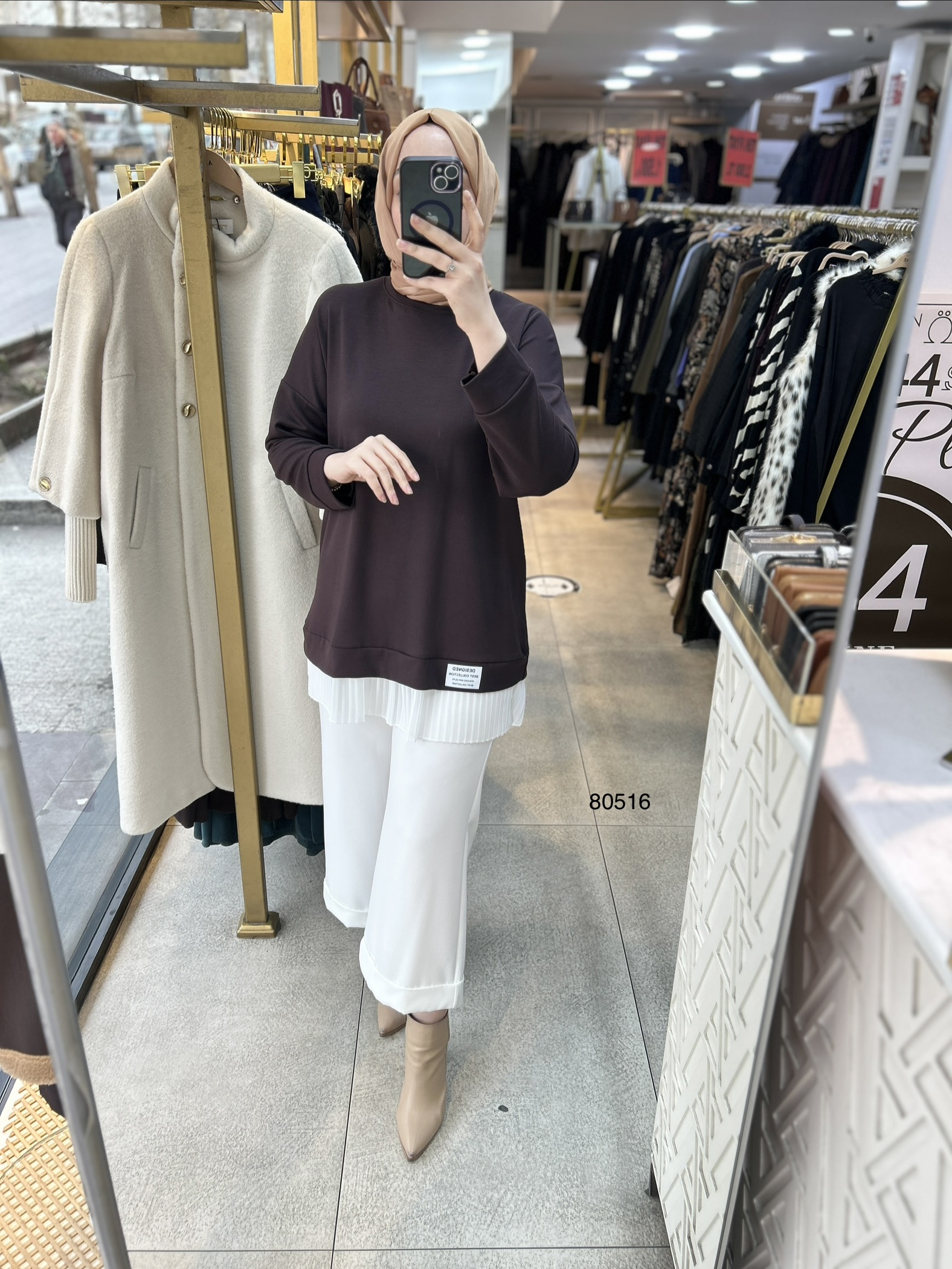 80516 Piliseli Spor Tunik - Görsel 6