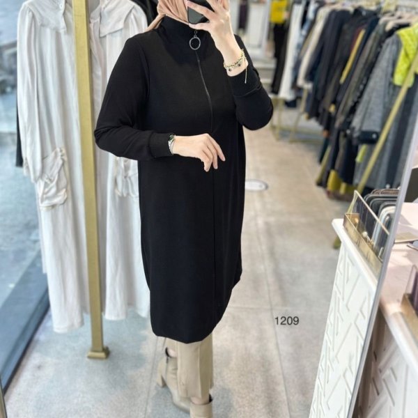 1209 Ribanalı Fermuarlı Tunik - Görsel 28