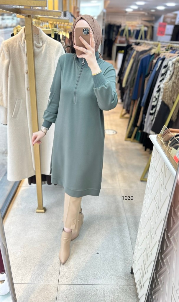 1030 Ribana Detaylı Tunik