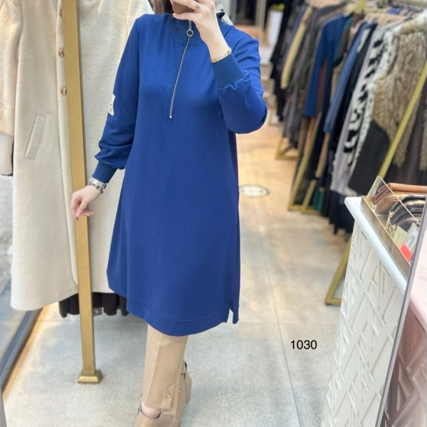 1030 Ribana Detaylı Tunik - Görsel 23