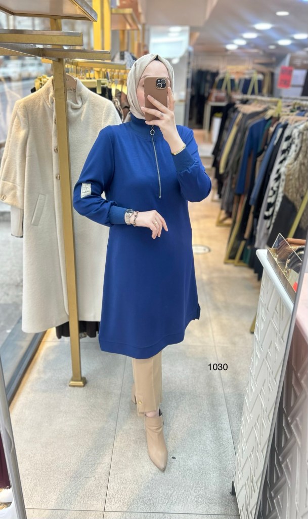 1030 Ribana Detaylı Tunik