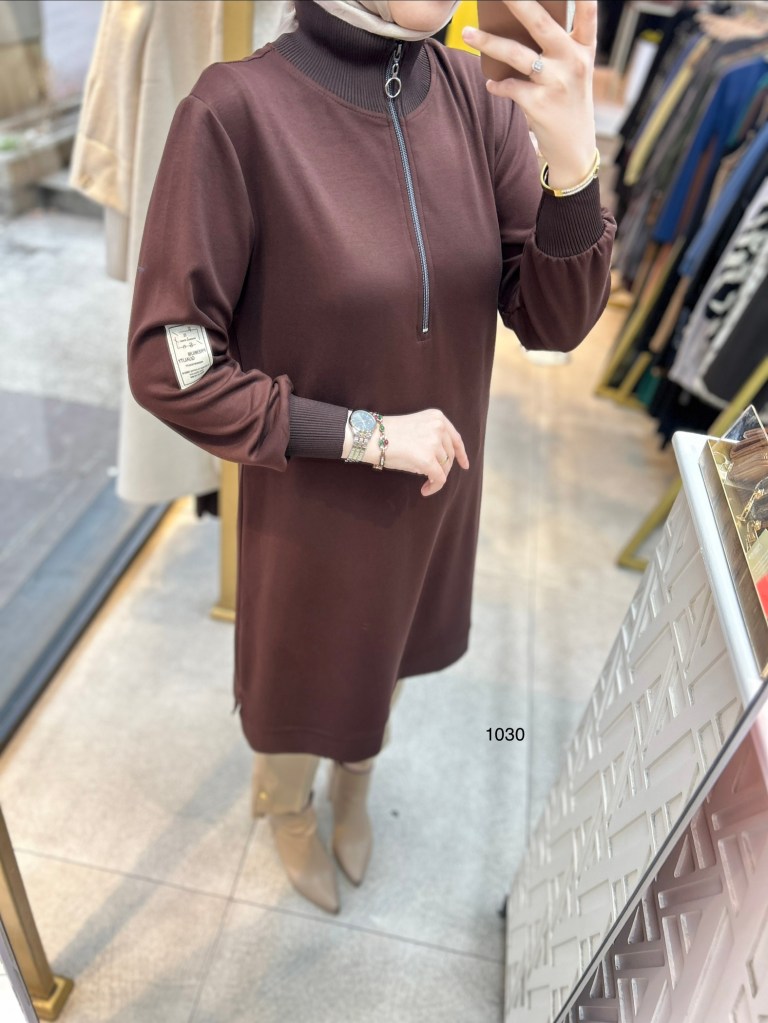1030 Ribana Detaylı Tunik