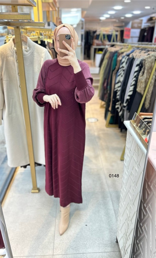 0148 Kolları Kupra Merserize Elbise