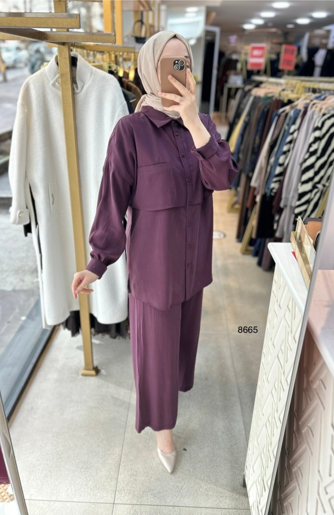 8665 Tencel Kumaş Takım