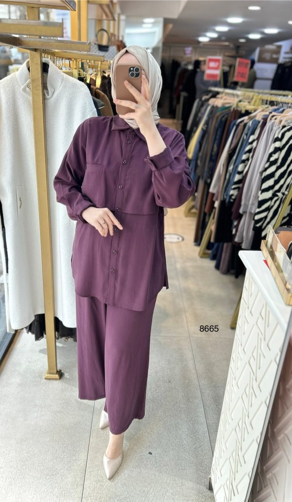 8665 Tencel Kumaş Takım