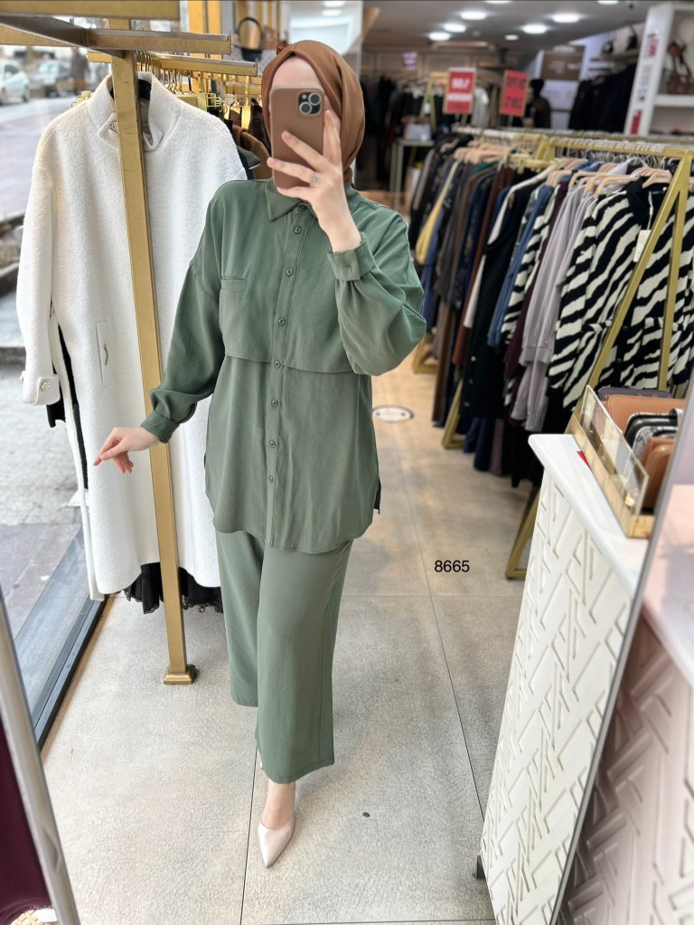 8665 Tencel Kumaş Takım