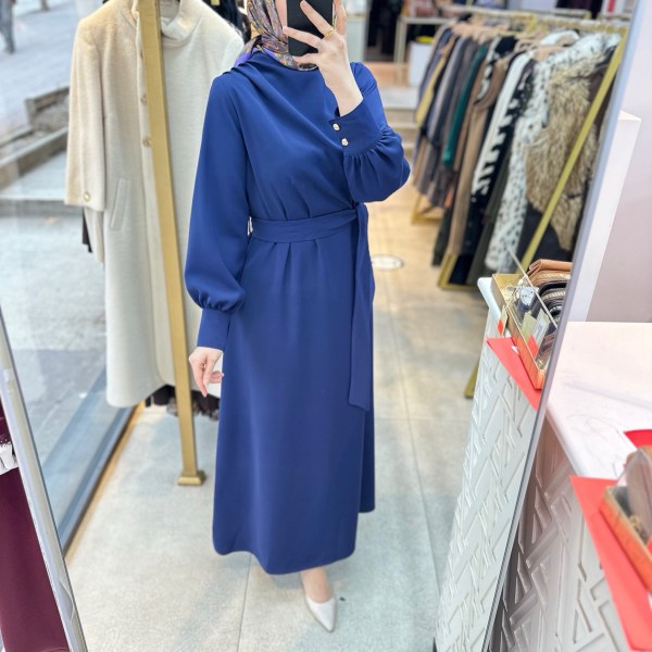 26YT904 Armine Trend Elbise - Görsel 2