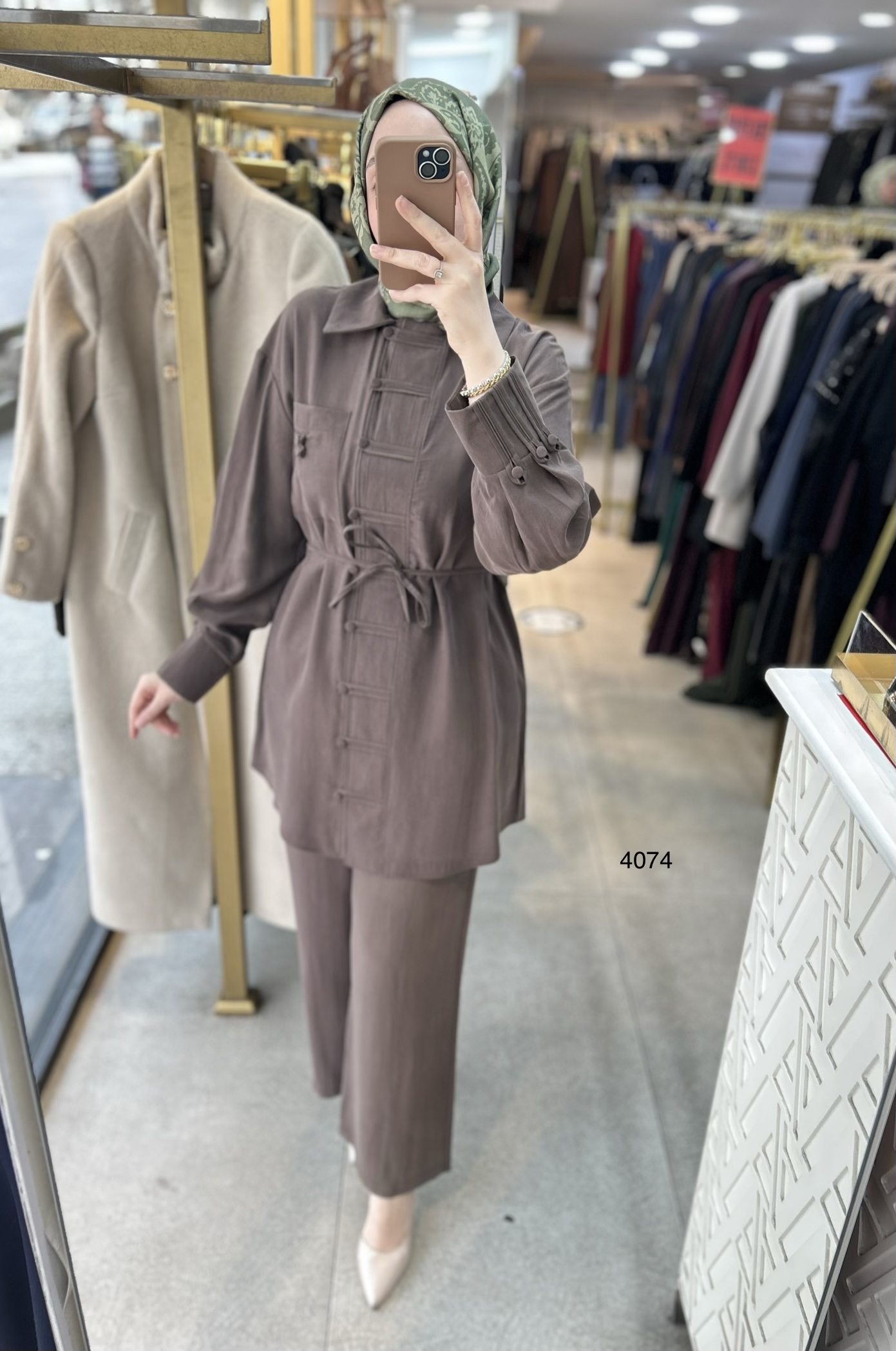 4074 Tencel Kumaş Takım - Görsel 17