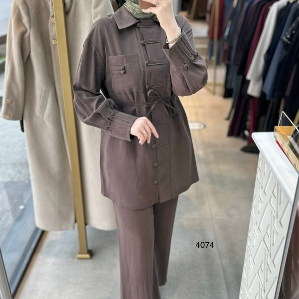 4074 Tencel Kumaş Takım - Görsel 18