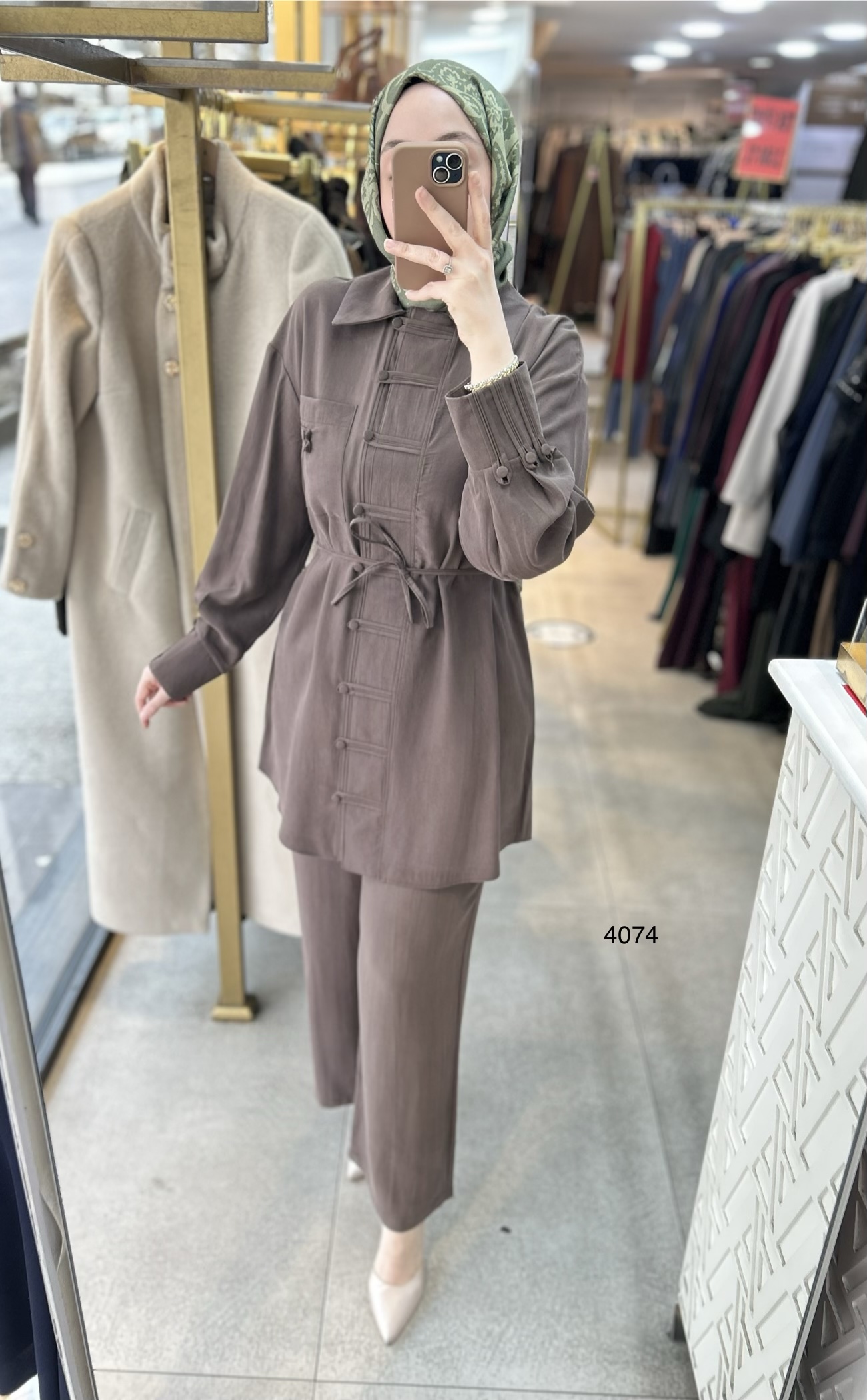 4074 Tencel Kumaş Takım - Görsel 13