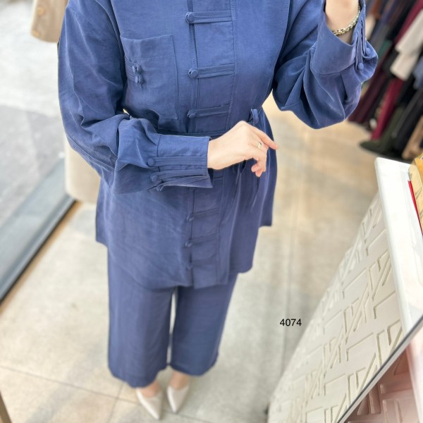 4074 Tencel Kumaş Takım - Görsel 8