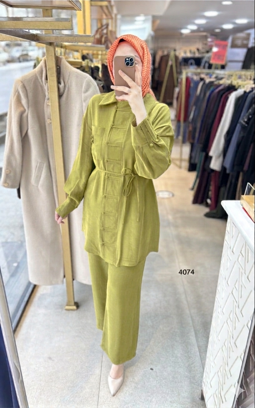 4074 Tencel Kumaş Takım - Görsel 25