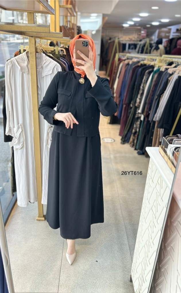 26YT616 Armine Trend İçli Dışlı Elbise