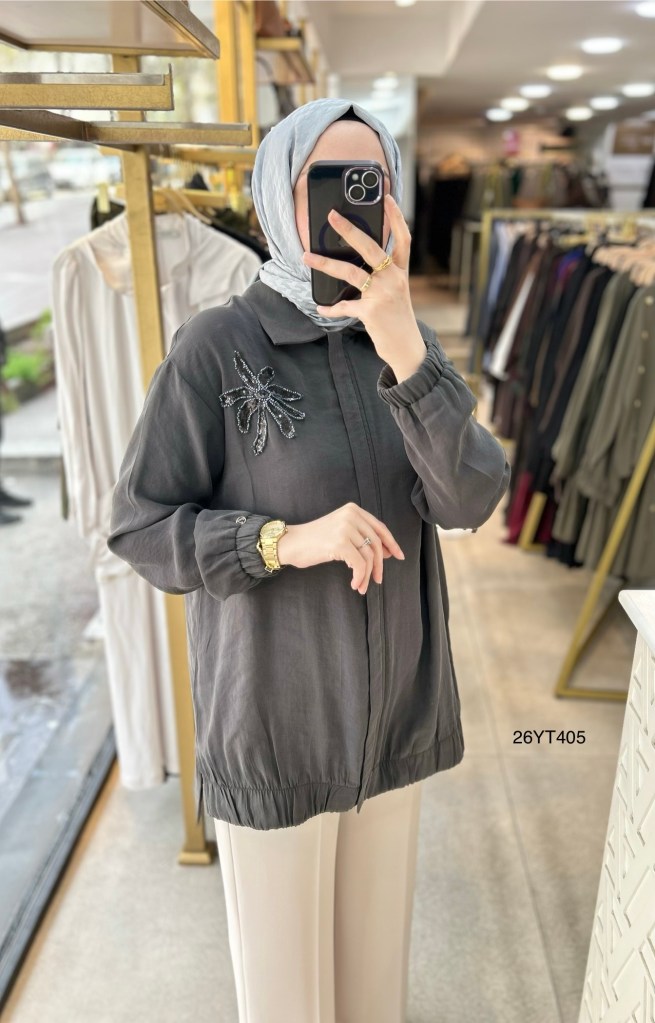 26YT405 Armine Trend Çiçekli Tunik