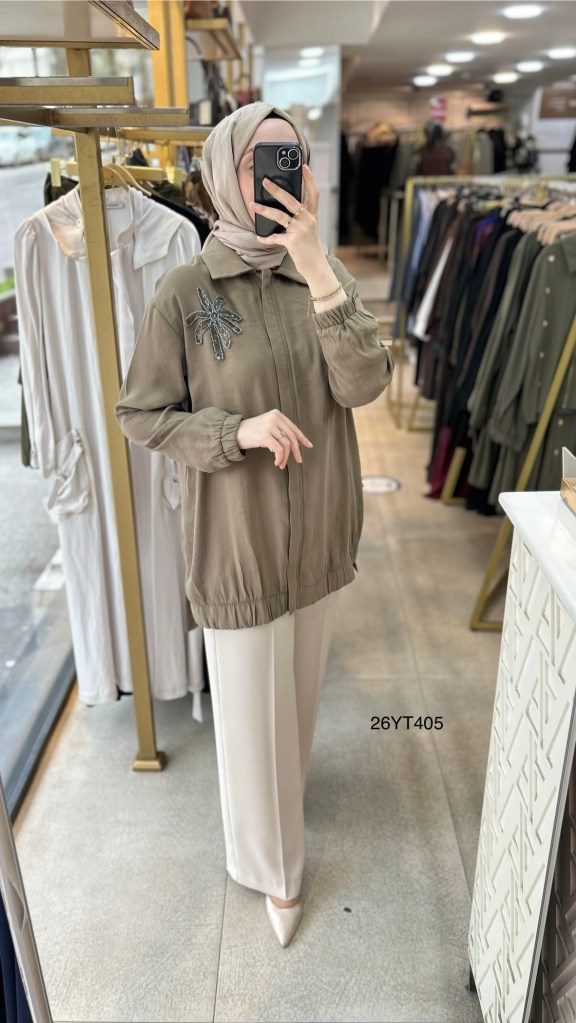 26YT405 Armine Trend Çiçekli Tunik