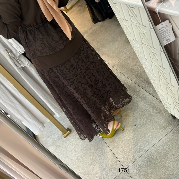 1751 Güpürlü Etekli Takım - Görsel 6