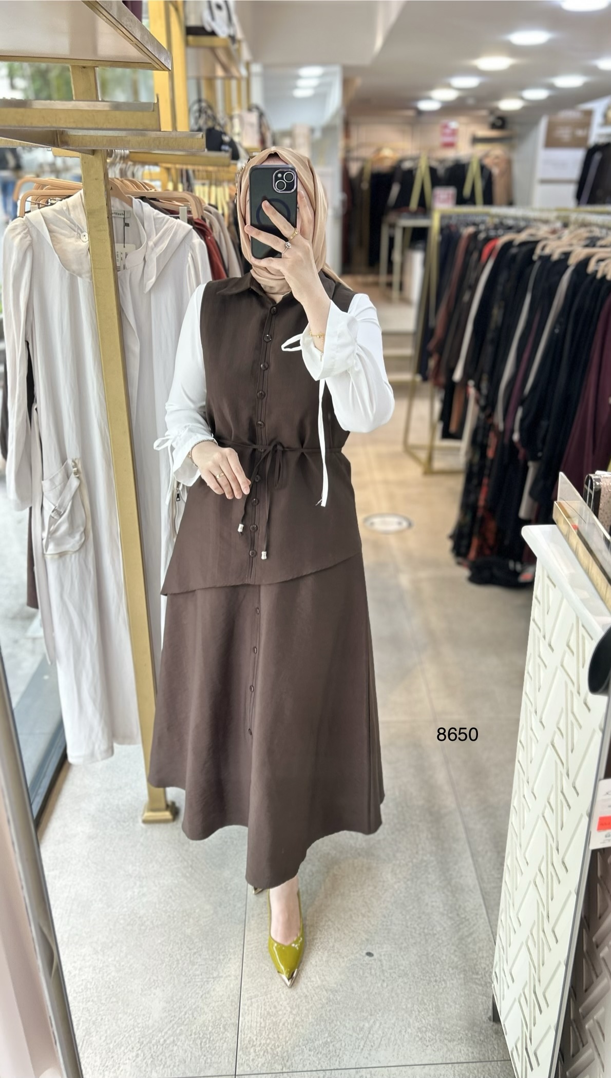 8650 Asimetrik Kesim Üçlü Takım - Görsel 12