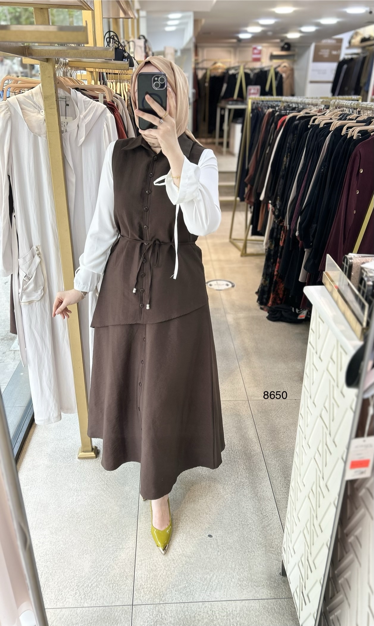 8650 Asimetrik Kesim Üçlü Takım - Görsel 6