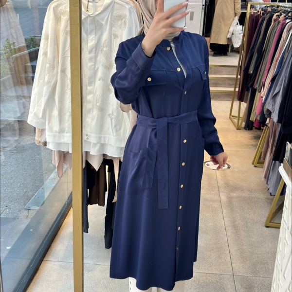 Selma Zaferoğlu SZ2693 Belden Kuşaklı Kap - Görsel 19