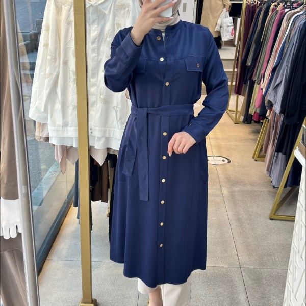 Selma Zaferoğlu SZ2693 Belden Kuşaklı Kap - Görsel 18