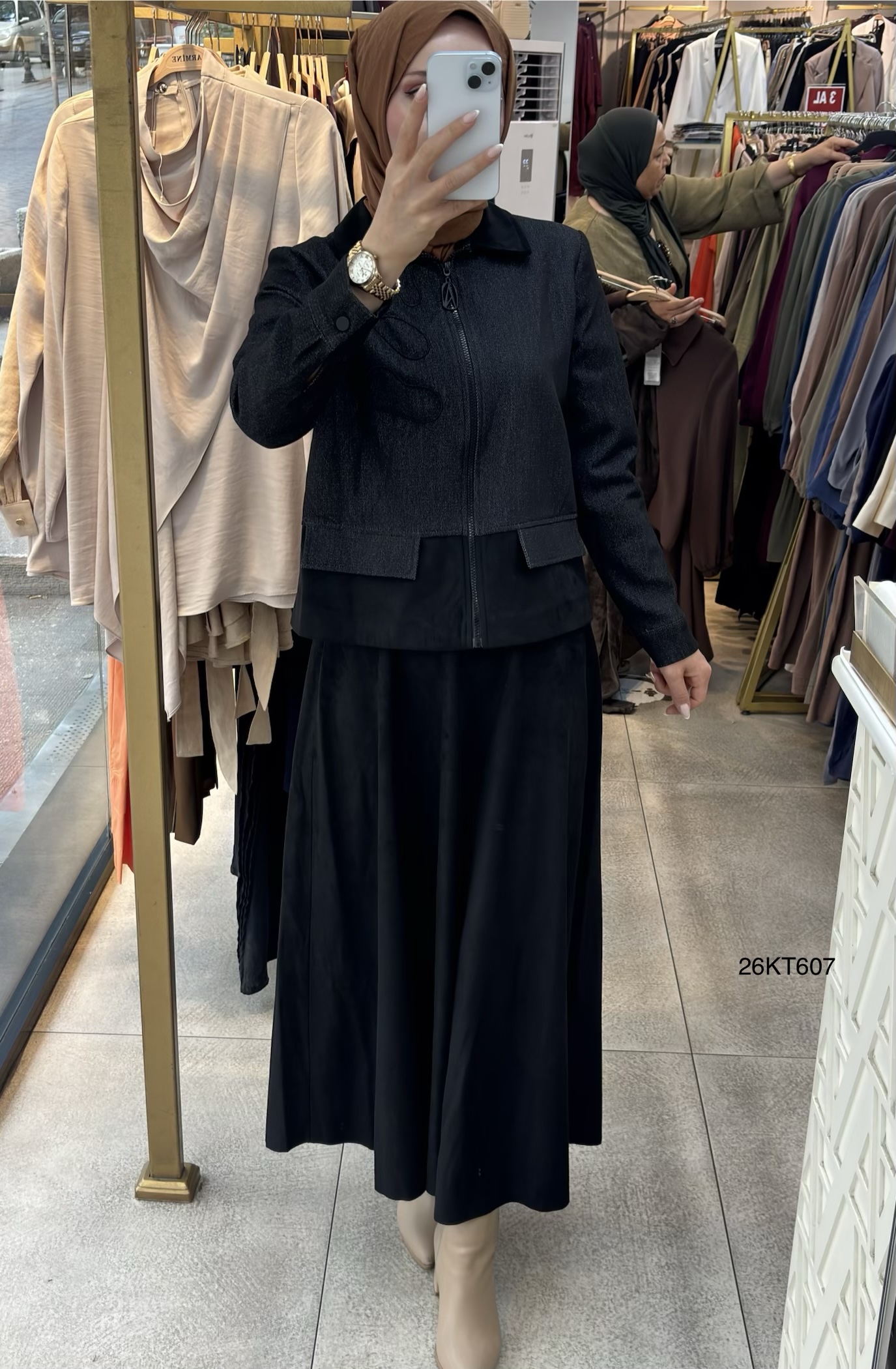 Armine Trend 26KT607 Nubuk Detaylı Takım - Görsel 7