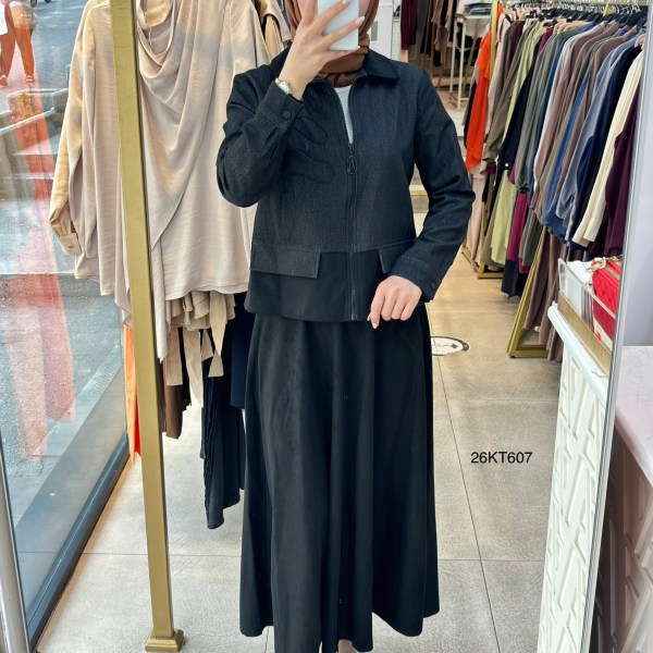 Armine Trend 26KT607 Nubuk Detaylı Takım - Görsel 11