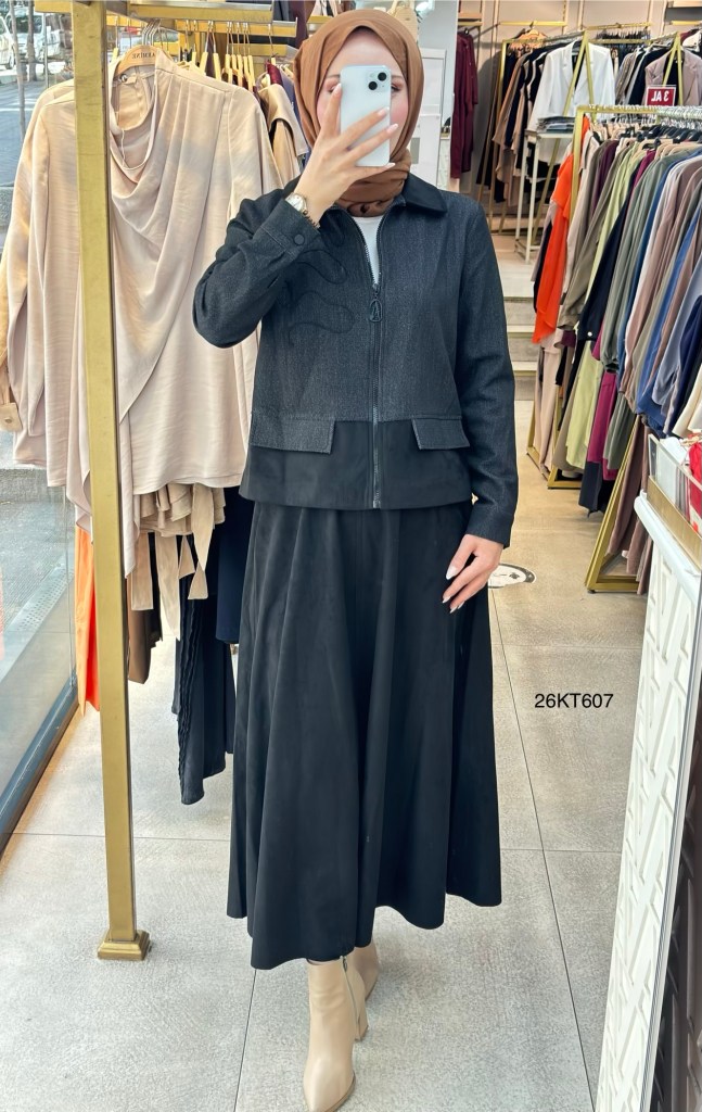Armine Trend 26KT607 Nubuk Detaylı Takım