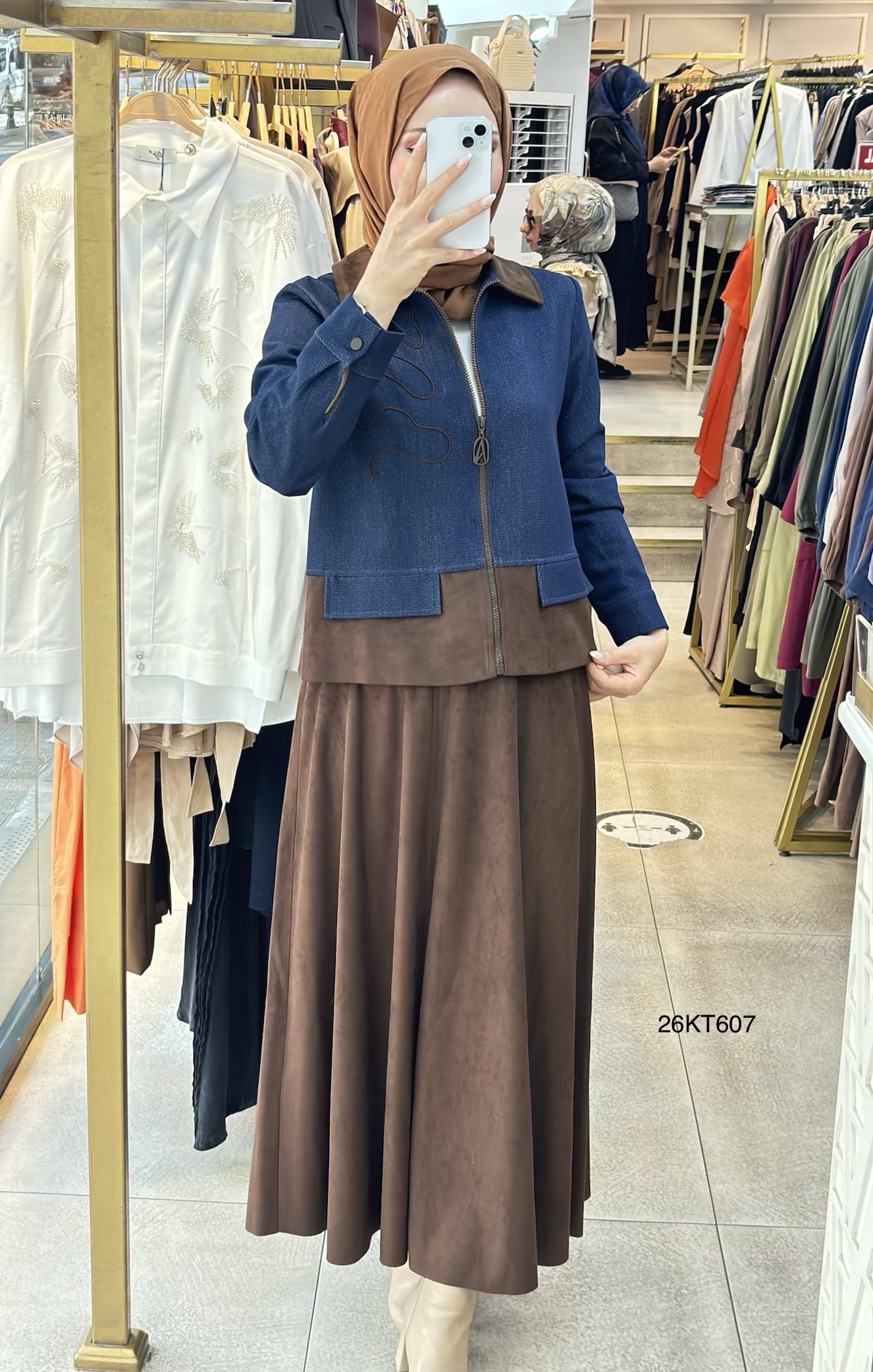 Armine Trend 26KT607 Nubuk Detaylı Takım - Görsel 2