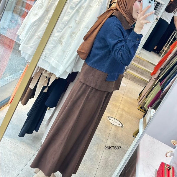 Armine Trend 26KT607 Nubuk Detaylı Takım - Görsel 3